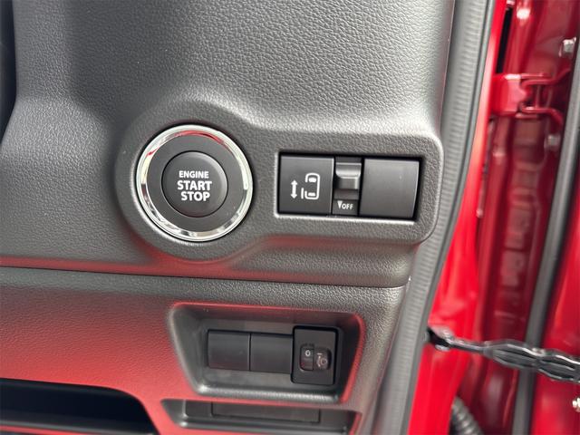 スペーシアカスタム ハイブリッドＧＳ　届出済未使用車・禁煙車・　フェニックスレッドパール　社外１６インチアルミホイール／タイヤ　ローダウン　フロント／サイド／リア　フラップスポイラー　片側電動スライドドア　クリアランスソナー　オートクルーズコントロール（14枚目）