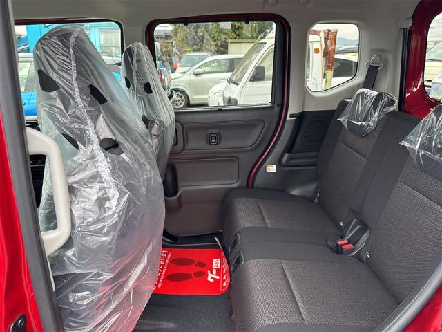 スペーシアカスタム ハイブリッドＧＳ　届出済未使用車・禁煙車・　フェニックスレッドパール　社外１６インチアルミホイール／タイヤ　ローダウン　フロント／サイド／リア　フラップスポイラー　片側電動スライドドア　クリアランスソナー　オートクルーズコントロール（78枚目）