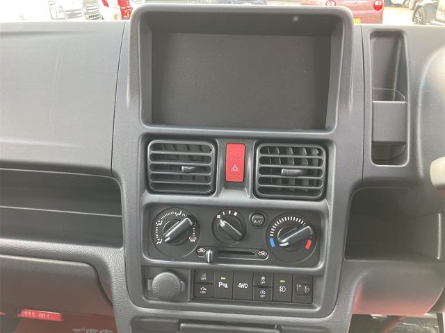 スーパーキャリイ X 5型 届出済未使用車・禁煙車・ 4AT パートタイム4WD スズキセーフティサポート クルーカーキーパールM 社外アルミホイール フロントフラップスポイラーエアロ・サイドステップエアロ クリアランスソナー パワーウィンドウ(4枚目)