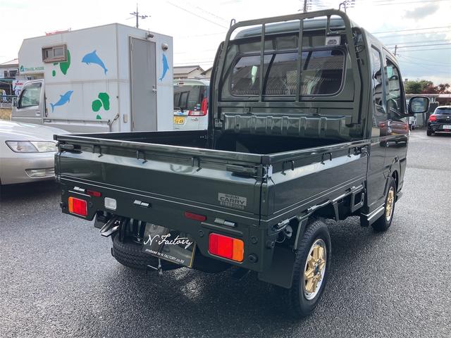 スーパーキャリイ X 5型 届出済未使用車・禁煙車・ 4AT パートタイム4WD スズキセーフティサポート クルーカーキーパールM 社外アルミホイール フロントフラップスポイラーエアロ・サイドステップエアロ クリアランスソナー パワーウィンドウ(15枚目)