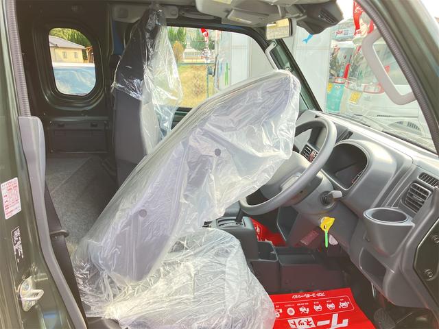 スーパーキャリイ X 5型 届出済未使用車・禁煙車・ 4AT パートタイム4WD スズキセーフティサポート クルーカーキーパールM 社外アルミホイール フロントフラップスポイラーエアロ・サイドステップエアロ クリアランスソナー パワーウィンドウ(52枚目)