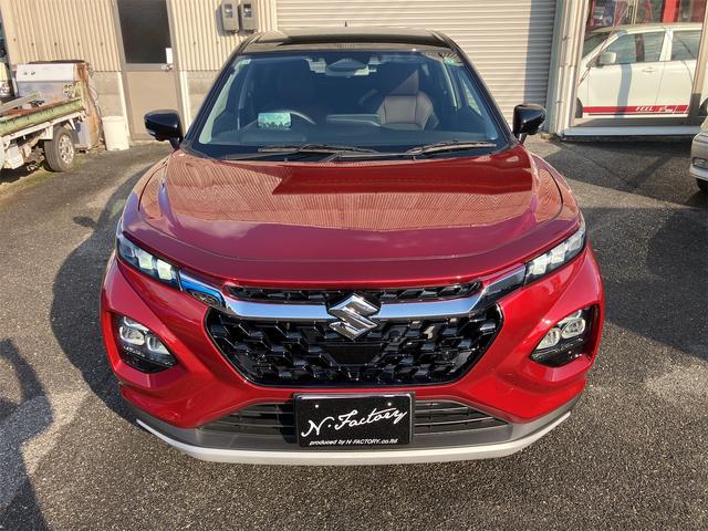 フロンクス ワンオーナー 禁煙車 6AT 全方位モニター オピュレントレッドパールメタリック/ブラック2トーンルーフ LODIO DRIVE 8M MONO(マッドブラック) タイヤマッドスターアジアルAT 205/60R/16(13枚目)