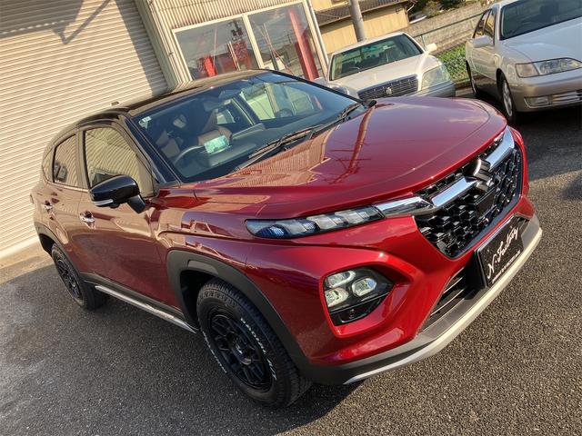 フロンクス ワンオーナー 禁煙車 6AT 全方位モニター オピュレントレッドパールメタリック/ブラック2トーンルーフ LODIO DRIVE 8M MONO(マッドブラック) タイヤマッドスターアジアルAT 205/60R/16(29枚目)