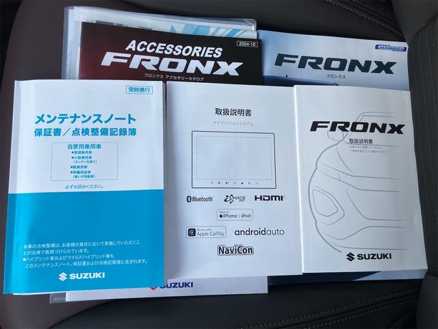 フロンクス ワンオーナー 禁煙車 6AT 全方位モニター オピュレントレッドパールメタリック/ブラック2トーンルーフ LODIO DRIVE 8M MONO(マッドブラック) タイヤマッドスターアジアルAT 205/60R/16(60枚目)