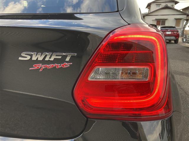 スイフトスポーツ ベースグレード 6F 4型・ 登録済未使用車・禁煙車 スーパーブラックパール 取扱説明書・保証書 クリアランスソナー オートクルーズコントロール レーンアシスト アルミホイール オートライト LEDヘッドランプ スマートキー(41枚目)