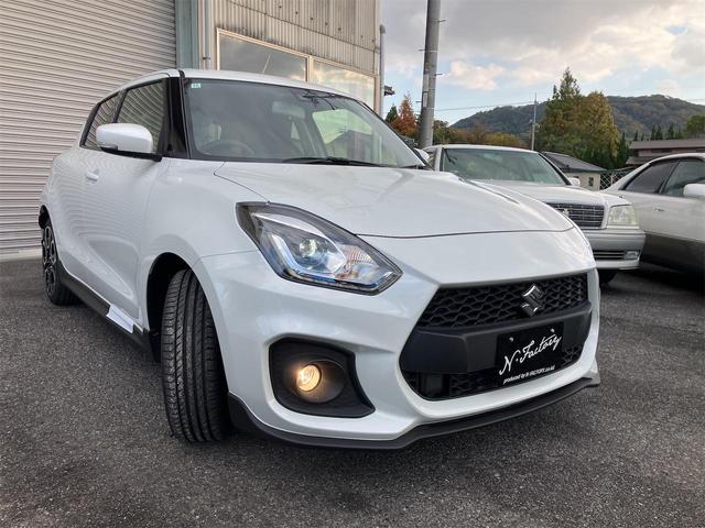 スイフトスポーツ ベースグレード 6F 4型・ 登録済未使用車・禁煙車 ピュアホワイトパール 取扱説明書・保証書 クリアランスソナー オートクルーズコントロール レーンアシスト アルミホイール オートライト LEDヘッドランプ スマートキー(13枚目)