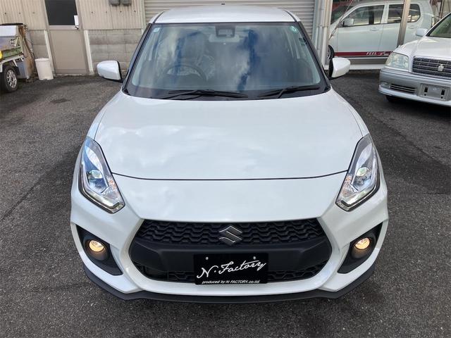 スイフトスポーツ ベースグレード 6F 4型・ 登録済未使用車・禁煙車 ピュアホワイトパール 取扱説明書・保証書 クリアランスソナー オートクルーズコントロール レーンアシスト アルミホイール オートライト LEDヘッドランプ スマートキー(14枚目)