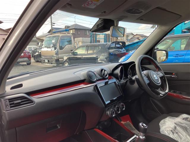 スイフトスポーツ ベースグレード 6F 4型・ 登録済未使用車・禁煙車 ピュアホワイトパール 取扱説明書・保証書 クリアランスソナー オートクルーズコントロール レーンアシスト アルミホイール オートライト LEDヘッドランプ スマートキー(38枚目)