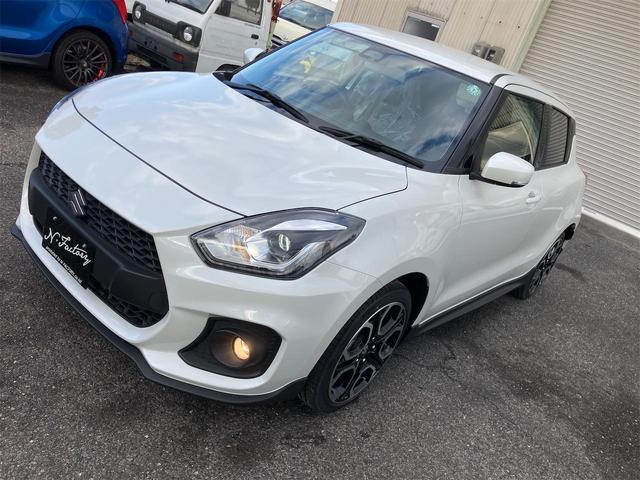 スイフトスポーツ ベースグレード 6F 4型・ 登録済未使用車・禁煙車 ピュアホワイトパール 取扱説明書・保証書 クリアランスソナー オートクルーズコントロール レーンアシスト アルミホイール オートライト LEDヘッドランプ スマートキー(40枚目)