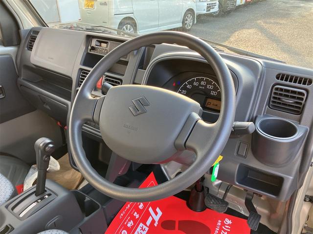 キャリイトラック KCエアコン・パワステ農繁仕様・届出済未使用車・禁煙車・ 7型 パートタイム4WD スズキセーフティサポート 4AT モスグレーメタリック 衝突被害軽減システム クリアランスソナー レーンアシスト キーレス アイドリングストップ ESC パワーウィンドウ(4枚目)