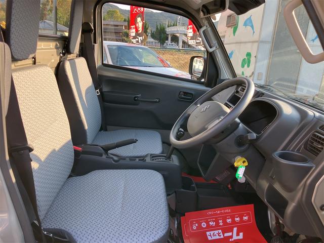 キャリイトラック KCエアコン・パワステ農繁仕様・届出済未使用車・禁煙車・ 7型 パートタイム4WD スズキセーフティサポート 4AT モスグレーメタリック 衝突被害軽減システム クリアランスソナー レーンアシスト キーレス アイドリングストップ ESC パワーウィンドウ(11枚目)