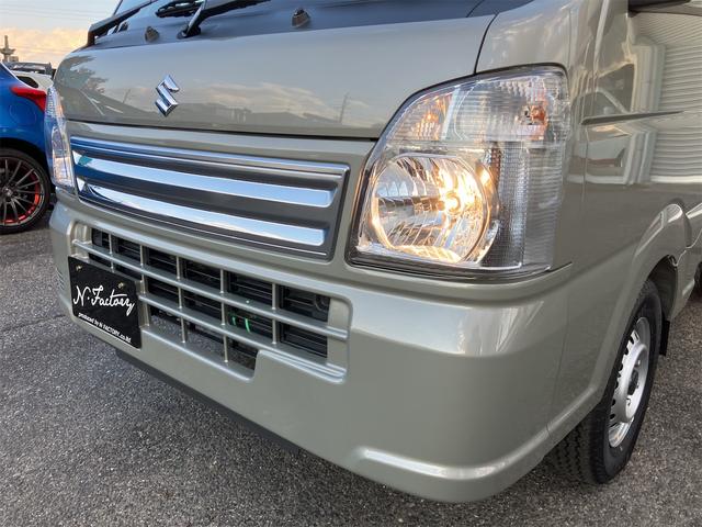 キャリイトラック KCエアコン・パワステ農繁仕様・届出済未使用車・禁煙車・ 7型 パートタイム4WD スズキセーフティサポート 4AT モスグレーメタリック 衝突被害軽減システム クリアランスソナー レーンアシスト キーレス アイドリングストップ ESC パワーウィンドウ(19枚目)