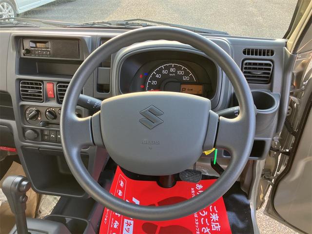 キャリイトラック KCエアコン・パワステ農繁仕様・届出済未使用車・禁煙車・ 7型 パートタイム4WD スズキセーフティサポート 4AT モスグレーメタリック 衝突被害軽減システム クリアランスソナー レーンアシスト キーレス アイドリングストップ ESC パワーウィンドウ(52枚目)