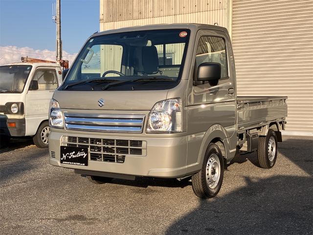 キャリイトラック KCエアコン・パワステ農繁仕様・届出済未使用車・禁煙車・ 7型 パートタイム4WD スズキセーフティサポート 4AT モスグレーメタリック 衝突被害軽減システム クリアランスソナー レーンアシスト キーレス アイドリングストップ ESC パワーウィンドウ(56枚目)