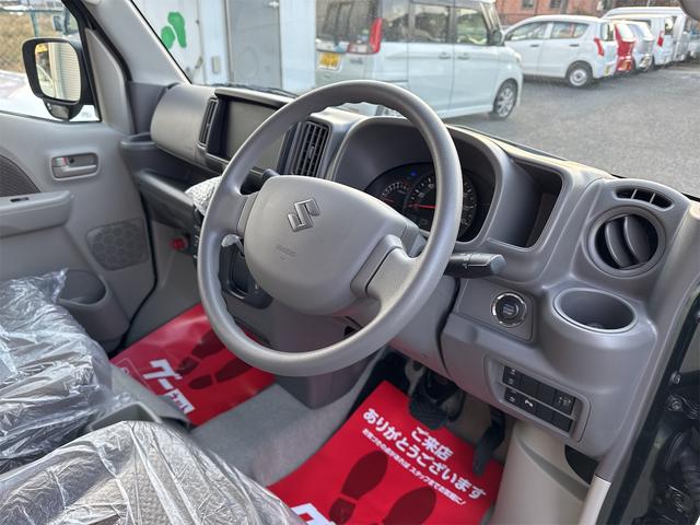 エブリイ ＪＯＩＮターボ６型　届出済未使用車・禁煙車・　ＣＶＴ　２ＷＤ　クルーカーキーＭ　スズキセーフティサポート　クリアランスソナー　両側スライドドア・クローザー　スマートキー　アイドリングストップ　シートヒーター　オートライト　ＬＥＤヘッドランプ（44枚目）