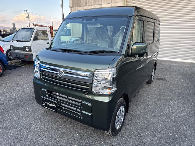 エブリイ ＪＯＩＮターボ６型　届出済未使用車・禁煙車・　ＣＶＴ　２ＷＤ　クルーカーキーＭ　スズキセーフティサポート　クリアランスソナー　両側スライドドア・クローザー　スマートキー　アイドリングストップ　シートヒーター　オートライト　ＬＥＤヘッドランプ（79枚目）