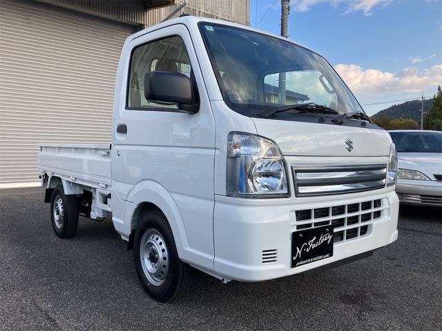 キャリイトラック KCエアコン・パワステ 届出済未使用車・禁煙車・ 7型 2WD 5F ホワイト(26U)スズキセーフティサポート パワーウィンドウ 衝突被害軽減システム クリアランスソナー レーンアシスト アイドリングストップ オートライト 三方開(15枚目)