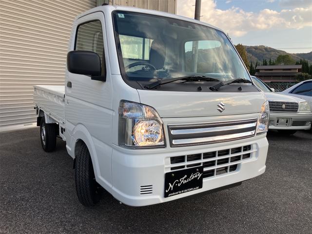 キャリイトラック KCエアコン・パワステ 届出済未使用車・禁煙車・ 7型 2WD 5F ホワイト(26U)スズキセーフティサポート パワーウィンドウ 衝突被害軽減システム クリアランスソナー レーンアシスト アイドリングストップ オートライト 三方開(21枚目)