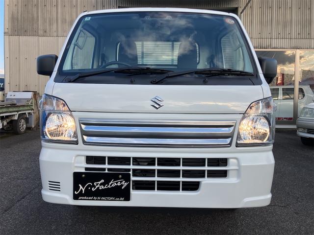 キャリイトラック KCエアコン・パワステ 届出済未使用車・禁煙車・ 7型 2WD 5F ホワイト(26U)スズキセーフティサポート パワーウィンドウ 衝突被害軽減システム クリアランスソナー レーンアシスト アイドリングストップ オートライト 三方開(25枚目)