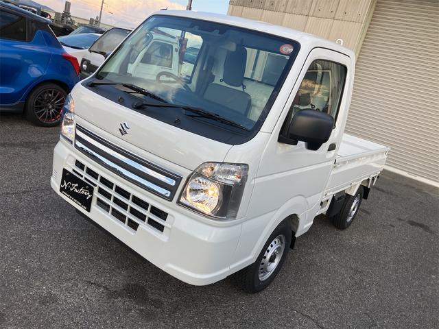 キャリイトラック KCエアコン・パワステ 届出済未使用車・禁煙車・ 7型 2WD 5F ホワイト(26U)スズキセーフティサポート パワーウィンドウ 衝突被害軽減システム クリアランスソナー レーンアシスト アイドリングストップ オートライト 三方開(29枚目)