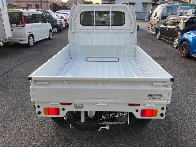 キャリイトラック KCエアコン・パワステ 届出済未使用車・禁煙車・ 7型 2WD 5F ホワイト(26U)スズキセーフティサポート パワーウィンドウ 衝突被害軽減システム クリアランスソナー レーンアシスト アイドリングストップ オートライト 三方開(35枚目)