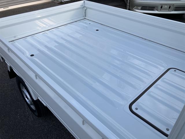 キャリイトラック KCエアコン・パワステ 届出済未使用車・禁煙車・ 7型 2WD 5F ホワイト(26U)スズキセーフティサポート パワーウィンドウ 衝突被害軽減システム クリアランスソナー レーンアシスト アイドリングストップ オートライト 三方開(38枚目)