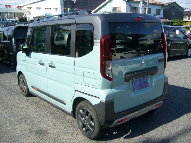 スペーシアギア ハイブリッドXZ ターボ 4WD 純正9インチナビ 全方位カメラ LEDヘッドライト 両側パワースライドドア 衝突軽減 スマートキー ステアリング&シートヒーター クルコン 前後ドラレコ ETC USB Bluetooth(6枚目)