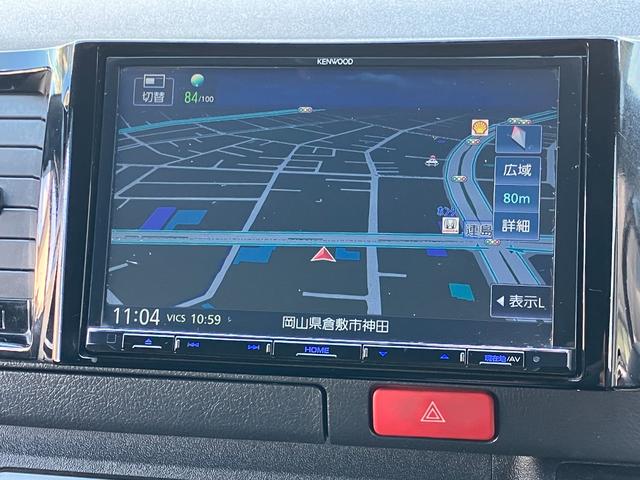 ハイエースバン スーパーGL ダークプライムII パノラミックビューモニター デジタルインナーミラー KENWOOD8インチナビ ベットキット カロッツェリアスピーカー クルーズコントロール 両側パワースライドドア TVキャンセラー(5枚目)
