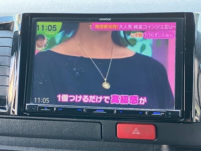 ハイエースバン スーパーGL ダークプライムII パノラミックビューモニター デジタルインナーミラー KENWOOD8インチナビ ベットキット カロッツェリアスピーカー クルーズコントロール 両側パワースライドドア TVキャンセラー(6枚目)