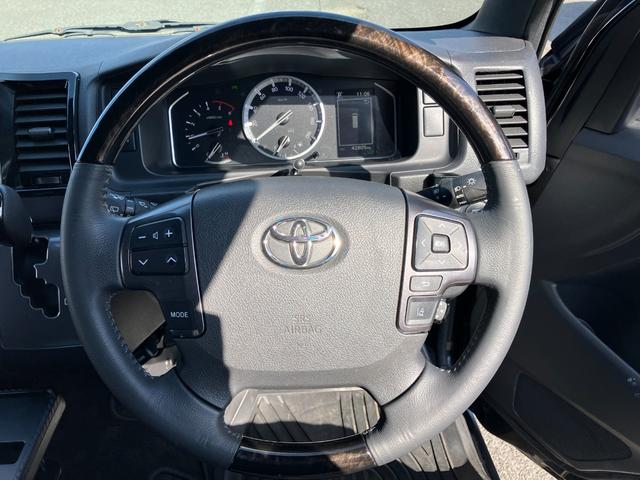 ハイエースバン スーパーGL ダークプライムII パノラミックビューモニター デジタルインナーミラー KENWOOD8インチナビ ベットキット カロッツェリアスピーカー クルーズコントロール 両側パワースライドドア TVキャンセラー(23枚目)