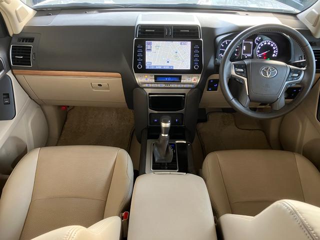 ランドクルーザープラド ＴＸ　Ｌパッケージ　マットブラックエディション　ワンオーナー　７人乗り　サンルーフ　ベージュ内装　パノラミックビュー　ＢＳＭ　ソナー　寒冷地　ルーフレール　シートヒーター　ベンチレーション　レーダークルーズ（22枚目）