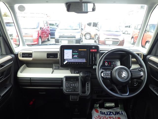 スペーシア ＨＹＢＲＩＤ　Ｇ　９インチナビ　マット　両側手動スライドドア　全方位カメラ　ＬＥＤ　オートライト　ハイビームアシスト　ＤＳＢＳＩＩ　パーキングセンサー（フロント・リヤ）　ステアリングスイッチ　プッシュスタート式エンジン　キーレス　スズキコネクト（12枚目）