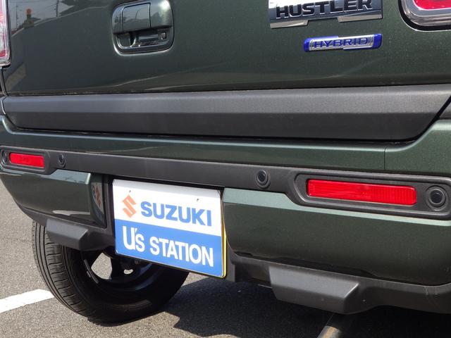 ハスラー ＨＹＢＲＩＤ　Ｘ　３型　オーディオレス　リヤセンサー　ＬＥＤヘッドライト・オートライト・ＡＣＣ・プッシュスタート式エンジン・シートヒーター（運転席・助手席）・ＵＳＢ電源ソケット・パーソナルテーブル（3枚目）