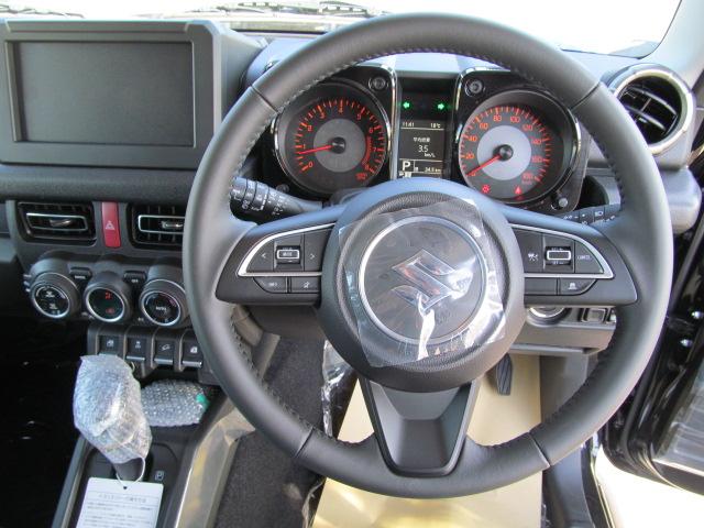 ☆本革巻きステアリング☆ステアリングオーデディオスイッチ付