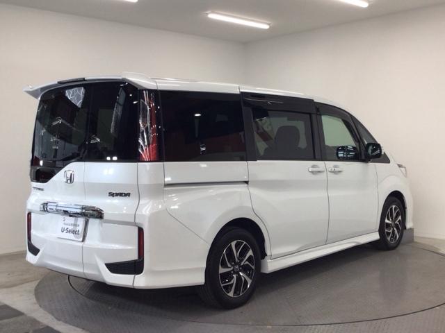ステップワゴンスパーダ スパーダホンダセンシング　ＬＥＤ・フルセグ・メモリナビ・バックカメラ・純正ＡＷ・両側電動ドア・ＥＴＣ　盗難防止　助手席エアバッグ　ワンオーナ－　Ｗパワスラ　地デジ　ＬＥＤライト　横滑り防止システム　オートエアコン　リアカメラ（4枚目）
