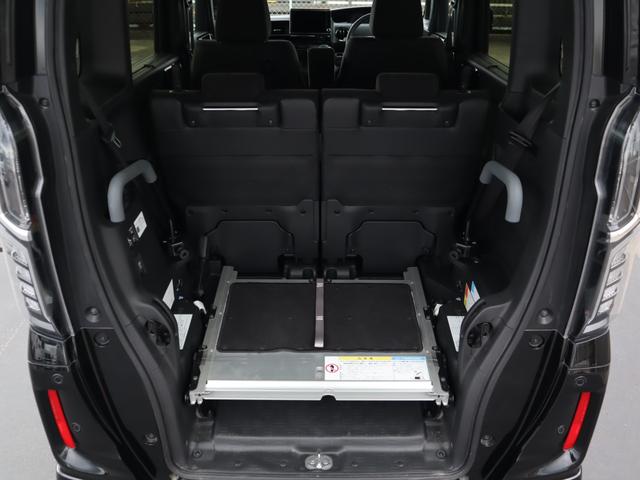 Ｎ－ＢＯＸカスタム Ｌ　　車いすスロープ車　定期点検整備　福祉装置整備　左右パワースライドドア、ナビ・フルセグＴＶ・バックカメラ、ソナー、アダプティブクルーズコントロール、オートエアコン、シートヒーター、電動パーキングブレーキ、ＥＴＣ、前後ドラレコ、ＡＷ、車いす用ウィンチ（3枚目）