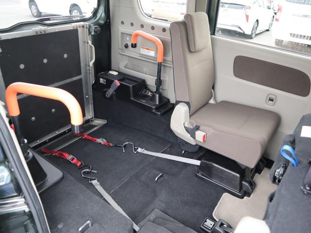 車いすの方のスペースです。