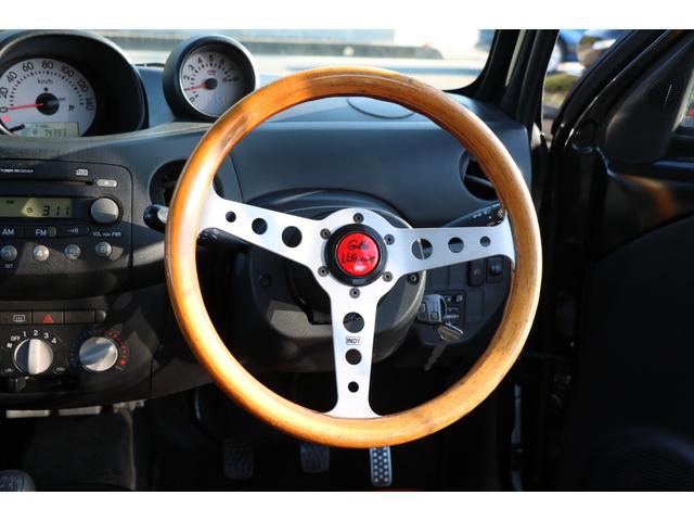 エッセ カスタム ユーザー買取車両・純正エアロ・純正アルミ・キーレス・フォグランプ・電格ミラー・純正CDデッキ・MOMOウッドステアリング(11枚目)