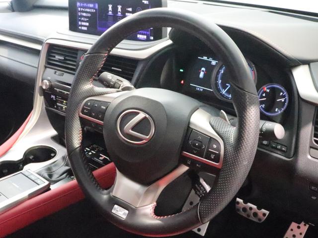 RX300 Fスポーツ TRDエアロ(F・S・R) TRDマフラー パノラマサンルーフ フレアレッド本革エアーシート パノラミックビュモニター 三眼LEDヘッドライト ブラインドスポットモニター クリアランスソナー(16枚目)