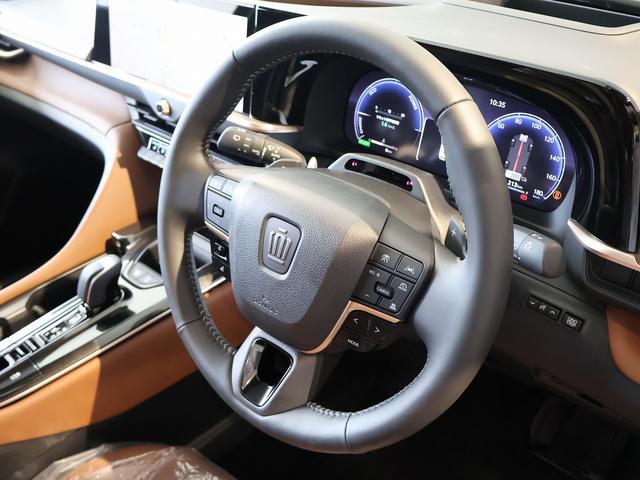 クラウンエステート Ｚ　登録済未使用車　パノラマルーフ　モデリスタエアロ　ブラウン本革シート　デジタルインナーミラー　パワーバックドア　ブラインドスポットモニター　ＬＥＤヘッドライト　ヘッドアップディスプレイ　純正アルミ（26枚目）