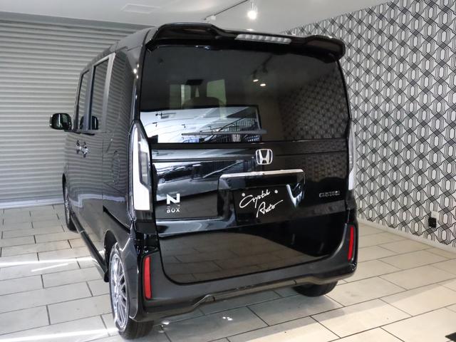 Ｎ－ＢＯＸカスタム ターボ　届出済未使用車　純正９型ナビＴＶ　ブルートゥース　バックモニター　両側パワースライドドア　ＬＥＤヘッドライト　フォグランプ　衝突軽減ブレーキ　ハーフレザーシート　シートヒーター　パドルシフト（32枚目）