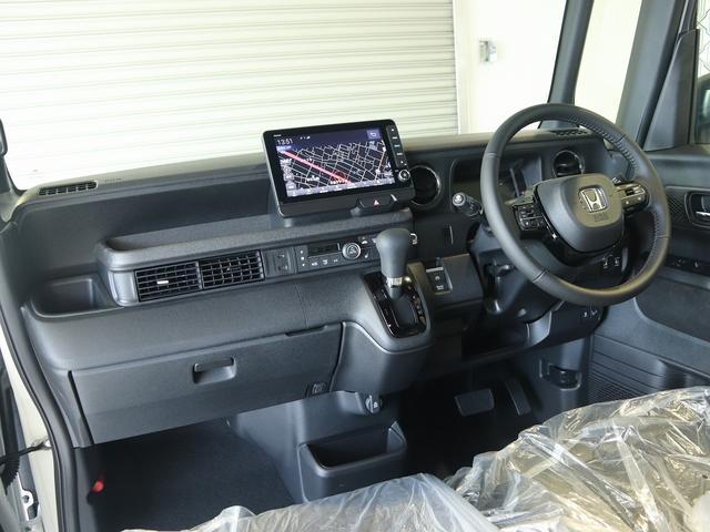 Ｎ－ＢＯＸカスタム ターボ　届出済未使用車　純正９型ナビＴＶ　ブルートゥース　バックモニター　両側パワースライドドア　ＬＥＤヘッドライト　フォグランプ　衝突軽減ブレーキ　ハーフレザーシート　シートヒーター　パドルシフト（3枚目）