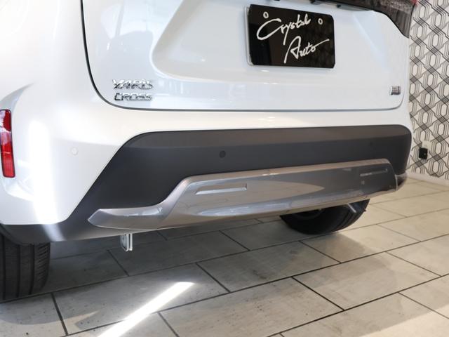 ヤリスクロス ハイブリッドＺ　アドベンチャー　純正８型ディスプレイ　ナビ　パノラミックビューモニター　パワーバックドア　ブラインドスポットモニタ　ＬＥＤヘッドライト　専用ハーフレザーシート　シートヒーター　純正アルミ　クリアランスソナー　ドラレコ（41枚目）