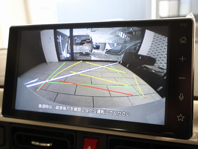 ムーヴキャンバス ストライプスＧ　届出済未使用車　純正９型ディスプレイオーディオ　フルセグＴＶ　アップルカープレイ対応　バックモニター　両側パワースライドドア　ＬＥＤヘッドライト　コーナーセンサー　ワイヤレス充電　ツートンカラー（5枚目）