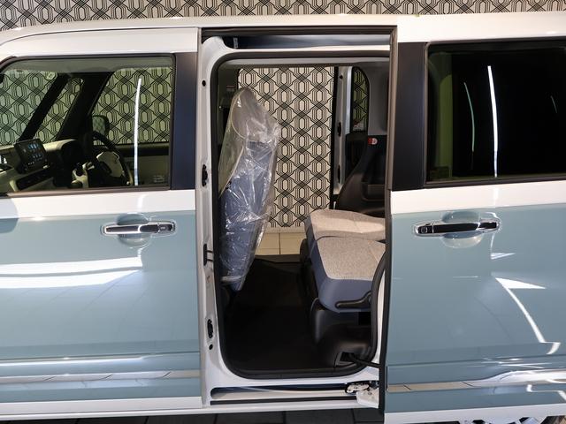 ムーヴキャンバス ストライプスＧ　届出済未使用車　純正９型ディスプレイオーディオ　フルセグＴＶ　アップルカープレイ対応　バックモニター　両側パワースライドドア　ＬＥＤヘッドライト　コーナーセンサー　ワイヤレス充電　ツートンカラー（30枚目）