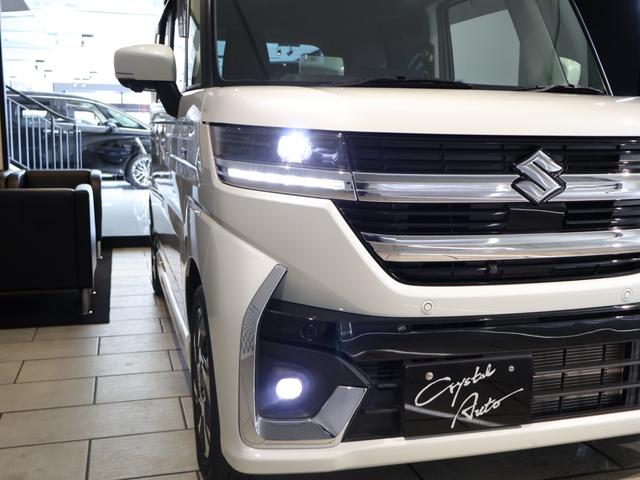 スペーシアカスタム ハイブリッドXS メーカー9型ナビTV 全方位モニター ブルートゥース HDMI対応 両側パワースライドドア ハーフレザーシート LEDヘッドライト クリアランスソナー リアオットマンシート ヘッドアップディスプレイ(33枚目)