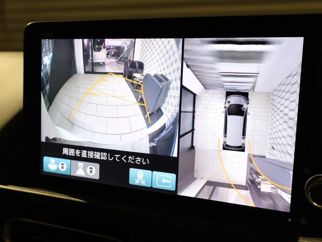 フリード ｅ：ＨＥＶクロスター　登録済未使用車　純正９型ナビＴＶ　マルチビューカメラシステム　両側パワースライドドア　ＬＥＤヘッドライト　ハーフレザーシート　シートヒーター　ブラインドスポットモニター　専用純正アルミ　６人乗り（5枚目）