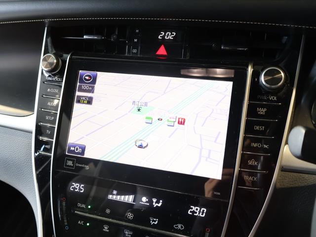 ハリアー プログレス サンルーフ モデリスタエアロ(F・S・R) メーカーナビTV JBLサウンド パノラミックビュモニター LEDヘッドライト パワーバックドア クリアランスソナー ハーフレザーシート 前後ドラレコ(11枚目)