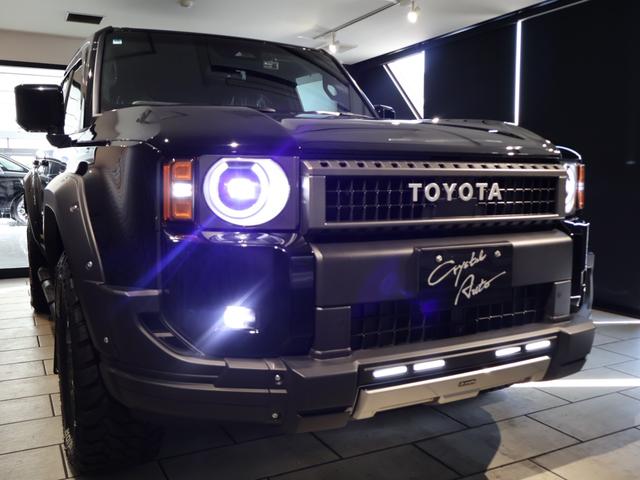 ランドクルーザー250 VX サンルーフ JAOSフロントバンパーガード&オーバーフェンダー&サイドステップ&マッドガード ヒッチメンバー トヨタチームメイト 丸目LEDヘッドライト プレミアムサウンド デジタルインナーミラー(5枚目)