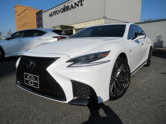 ｌｓ レクサス ｌｓ５００ｈ ｆスポーツ 純正ナビ ｓｒ アルカンターラ 黒革 パノラミックビュー ヘッドアップディスプレイ ブラインドスポットモニター パワートランク 全席シートヒーター イージークローザードア 岡山県 ｌｓ５００ｈ ｆスポーツ 純正ナビ ｓｒ
